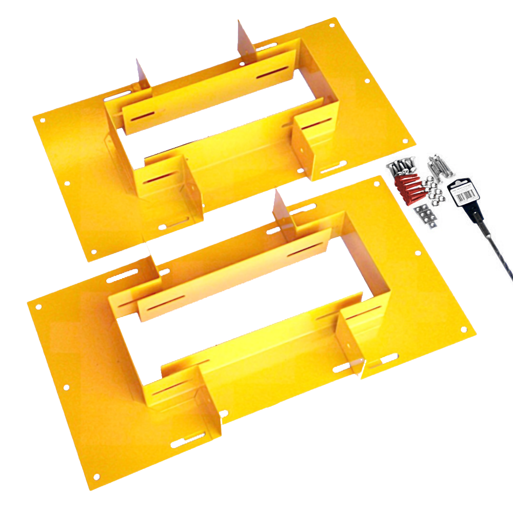 Fixed Rope Hole Covers (Sold As Pair) Elevator Equipment